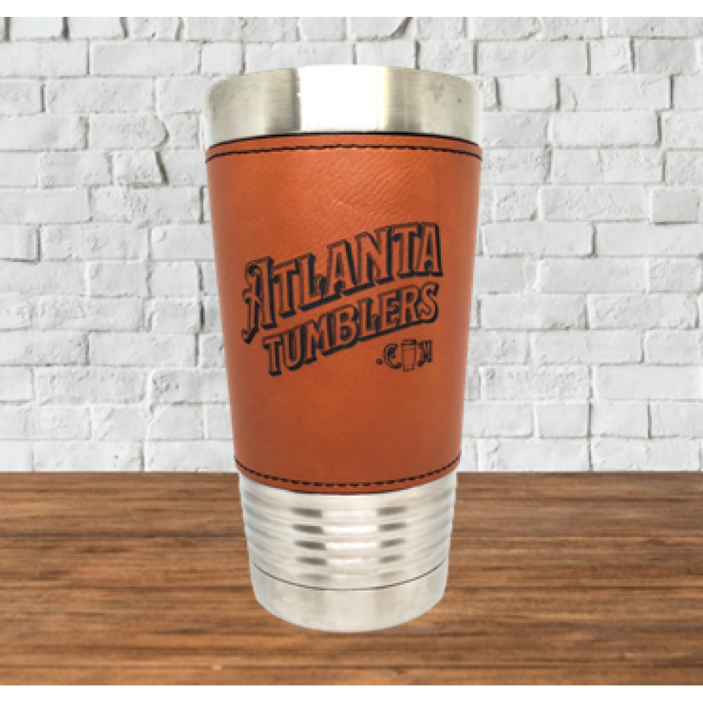20 oz Leatherette Tumblers 